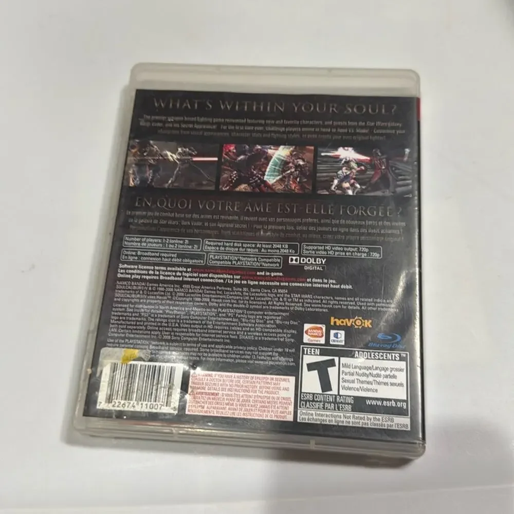 Soul Calibur IV PS3 Sony USED
